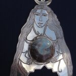 "Pachamama" Pendentif Argent et Célestiale